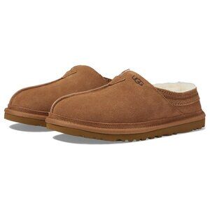 UGG Men's Neuman Shearling Slipper Slide in Chestnut, Size 10